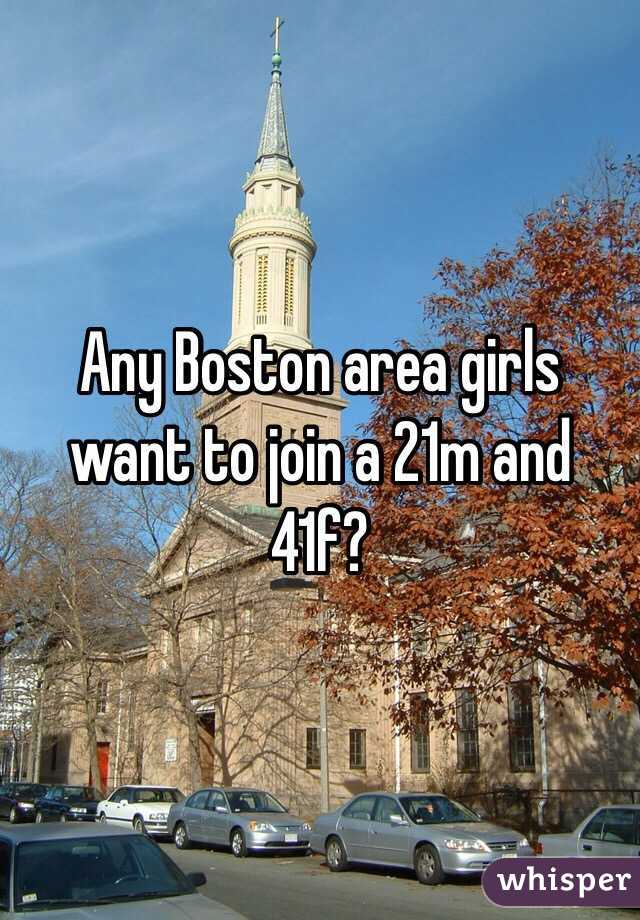 Any Boston area girls want to join a 21m and 41f?