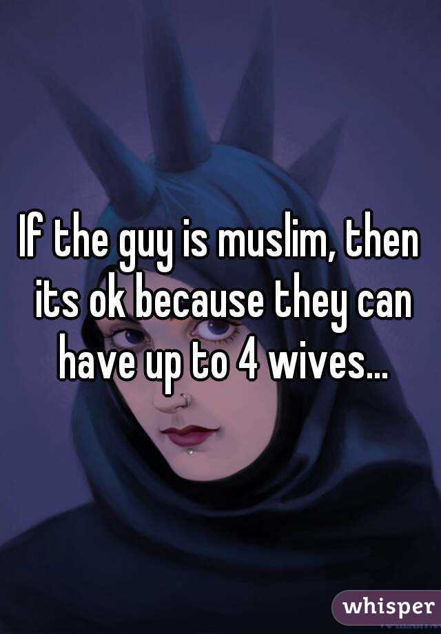If the guy is muslim, then its ok because they can have up to 4 wives...