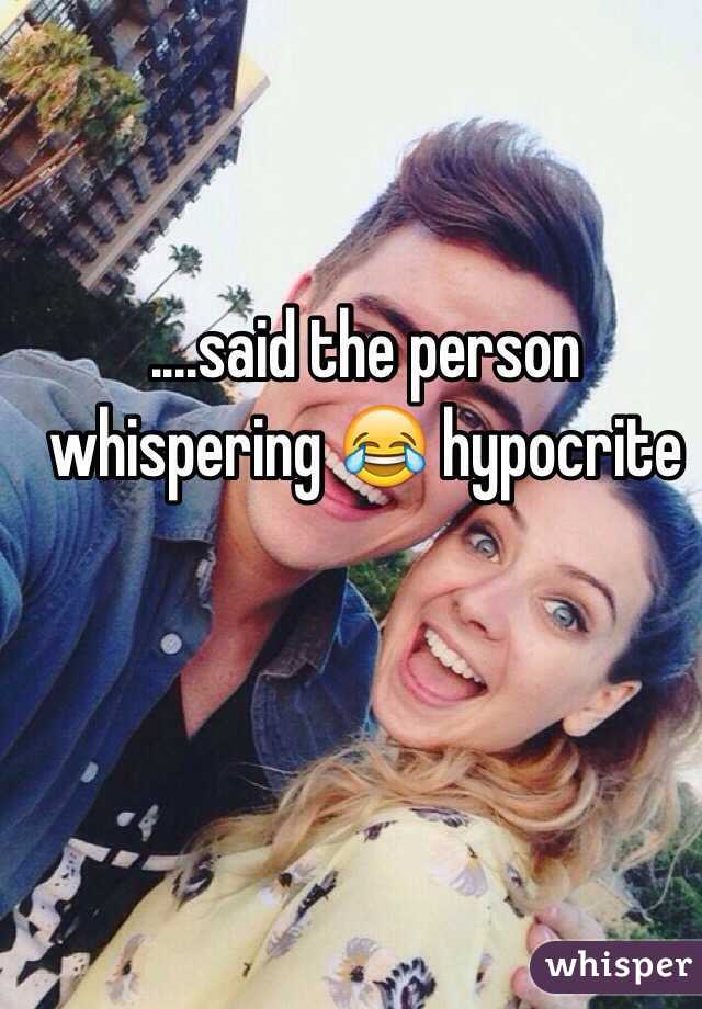....said the person whispering 😂 hypocrite 