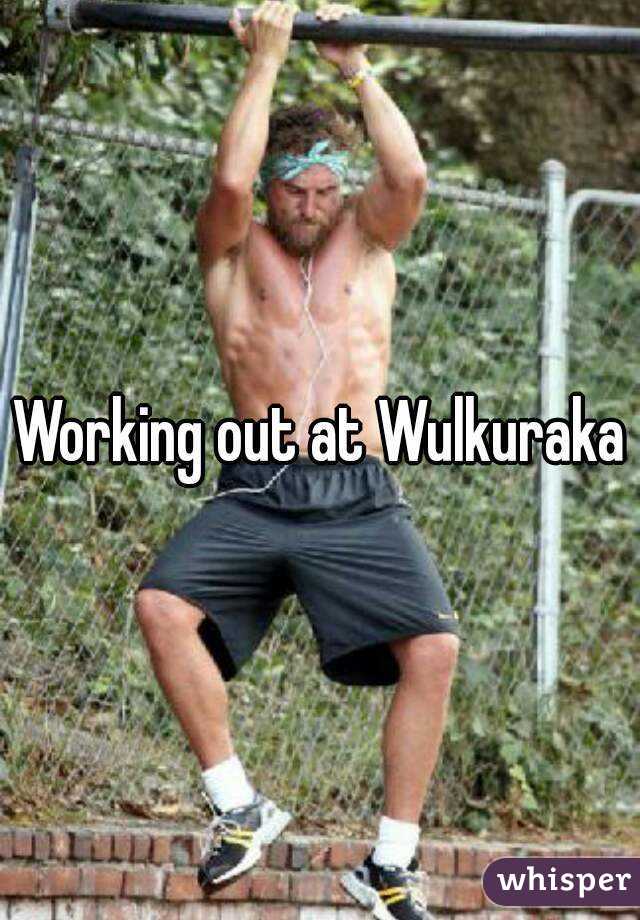 Working out at Wulkuraka