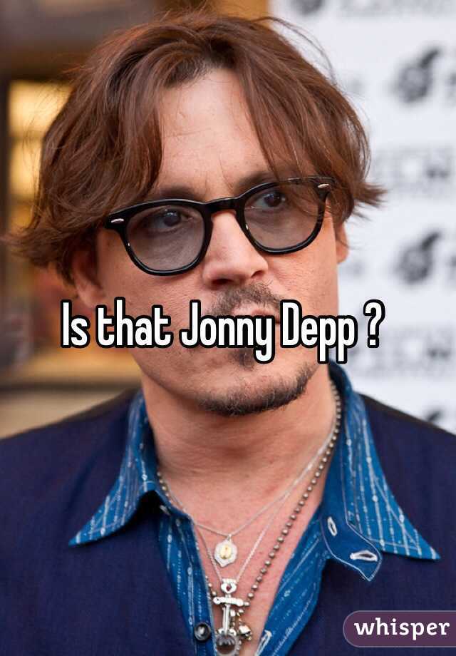 Is that Jonny Depp ? 