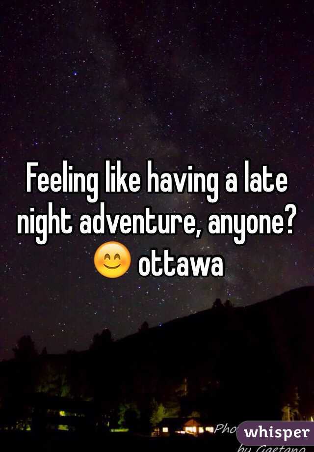 Feeling like having a late night adventure, anyone? 😊 ottawa 