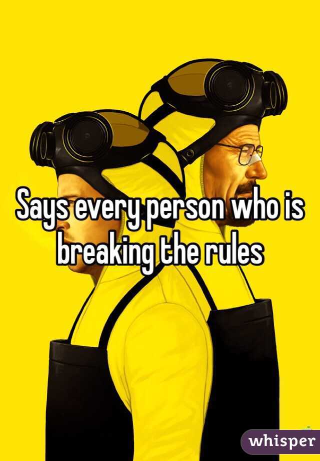 Other Words For Breaking The Rules