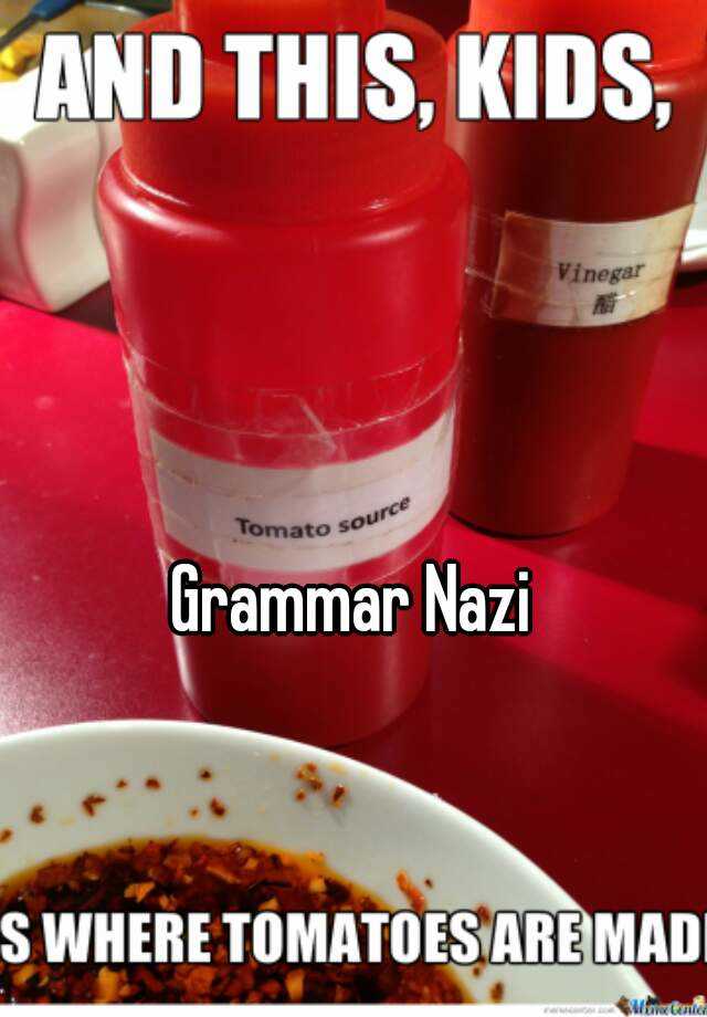 Grammar Nazi 6027
