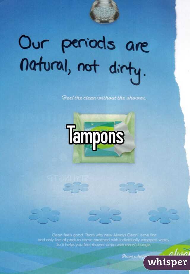 Tampons 