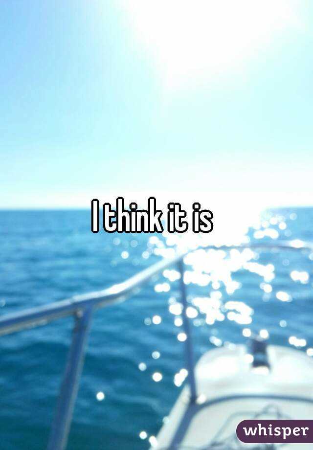 I think it is 