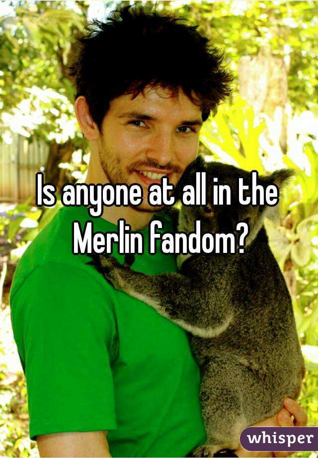Is anyone at all in the Merlin fandom?