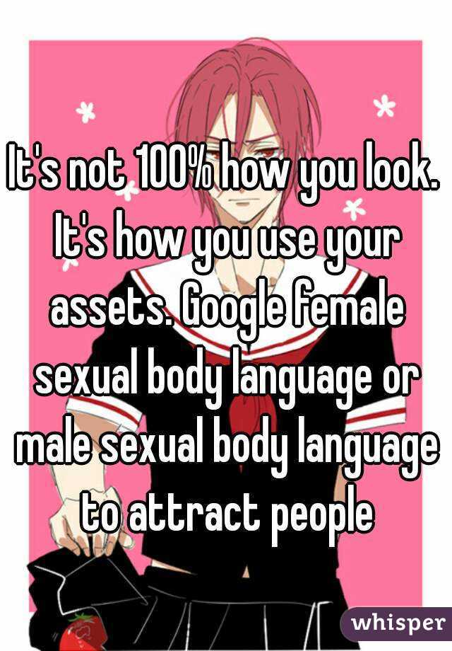 It's not 100% how you look. It's how you use your assets. Google female sexual body language or male sexual body language to attract people