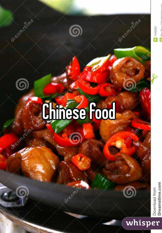 Chinese food 