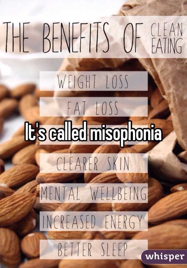 It's called misophonia 