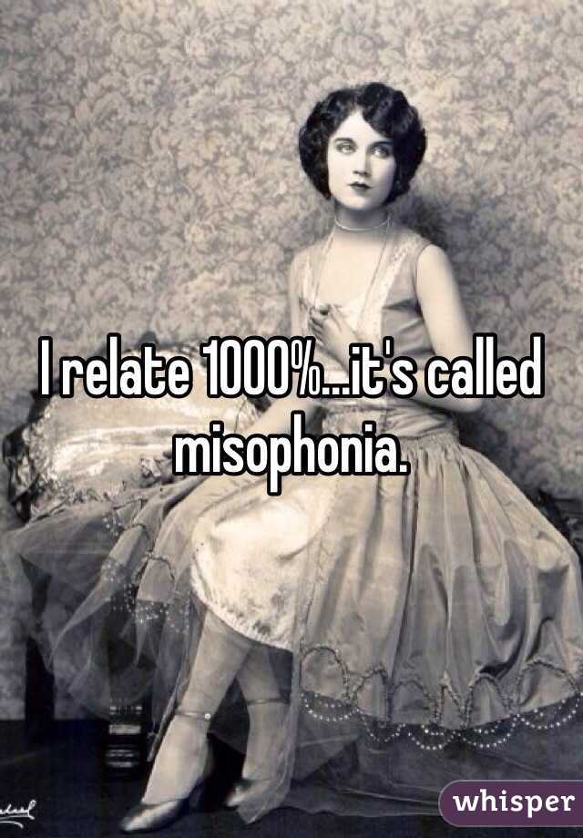 I relate 1000%...it's called misophonia.