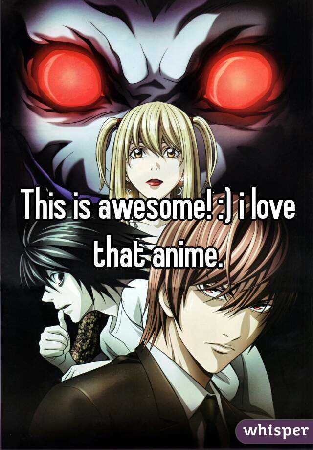 This is awesome! :) i love that anime. 