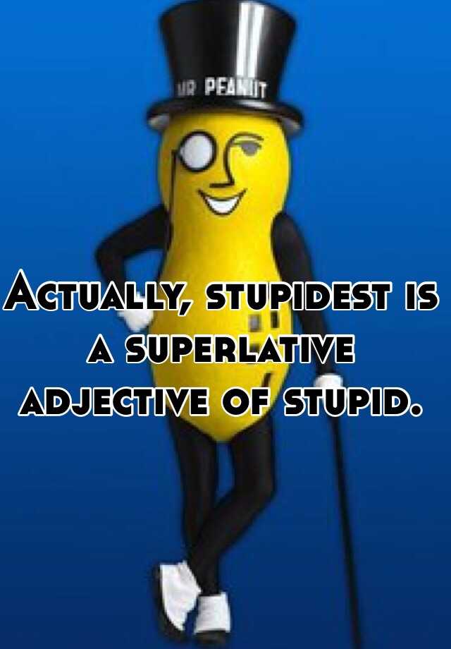 actually-stupidest-is-a-superlative-adjective-of-stupid