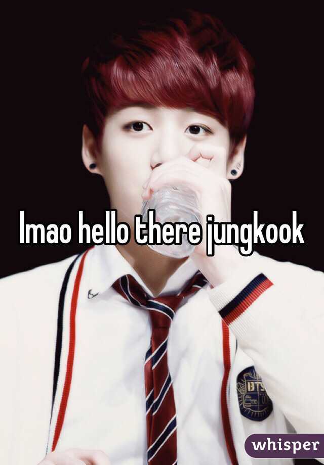 lmao hello there jungkook