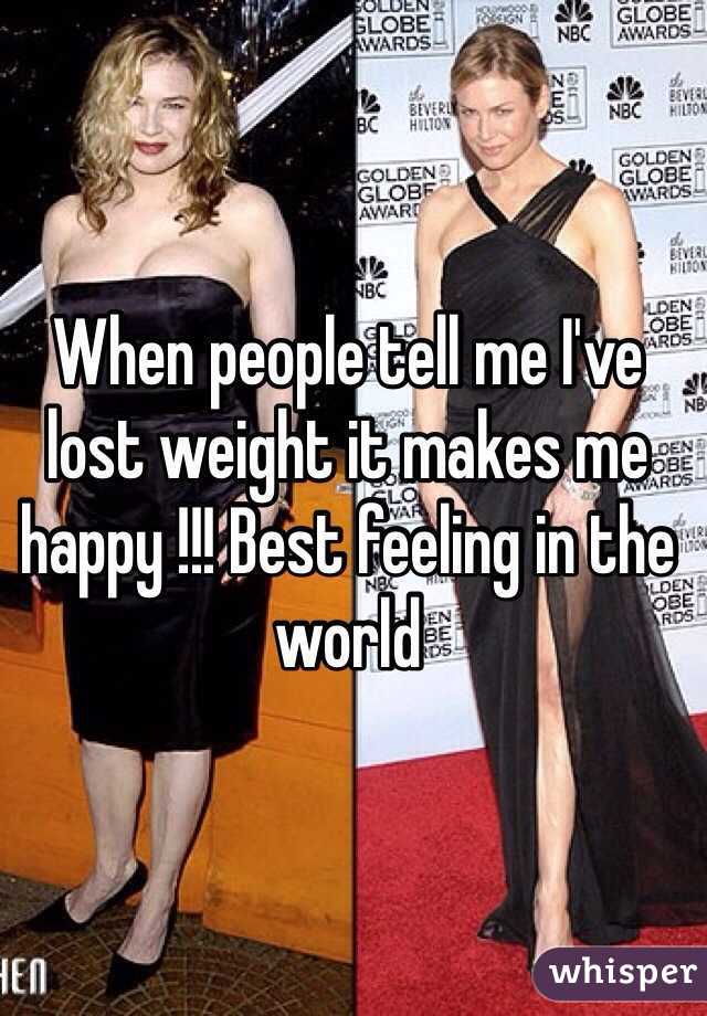 When people tell me I've lost weight it makes me happy !!! Best feeling in the world 