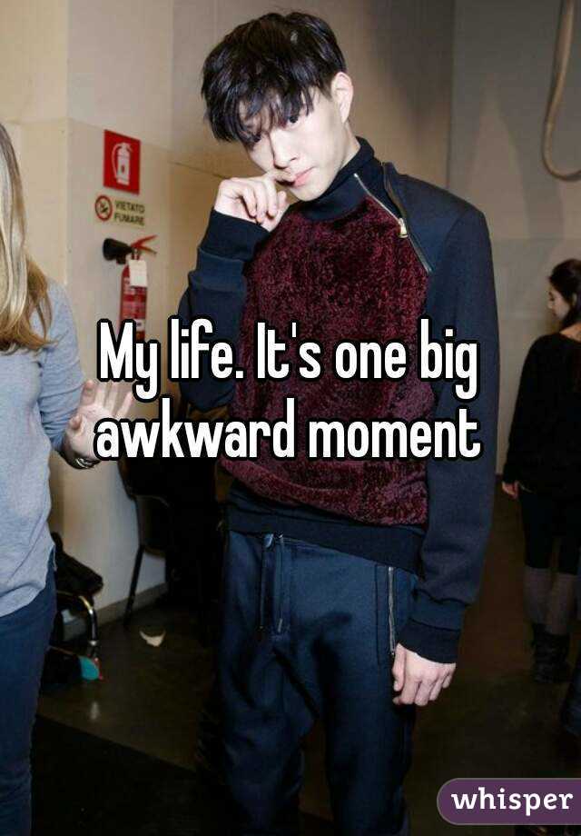 My life. It's one big awkward moment 