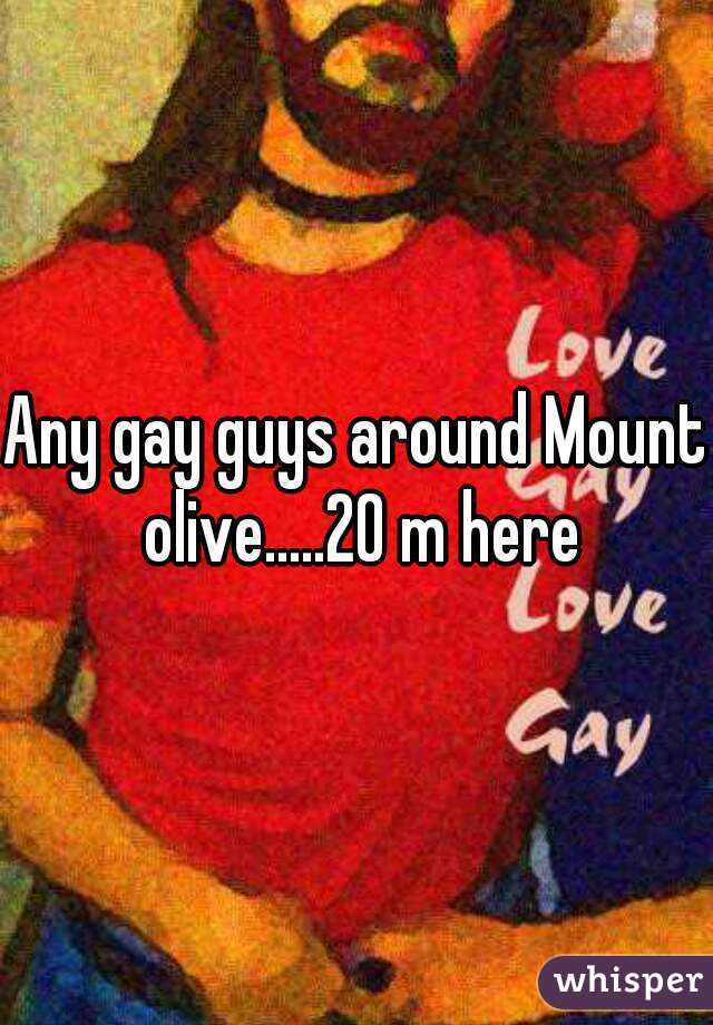 Any gay guys around Mount olive.....20 m here