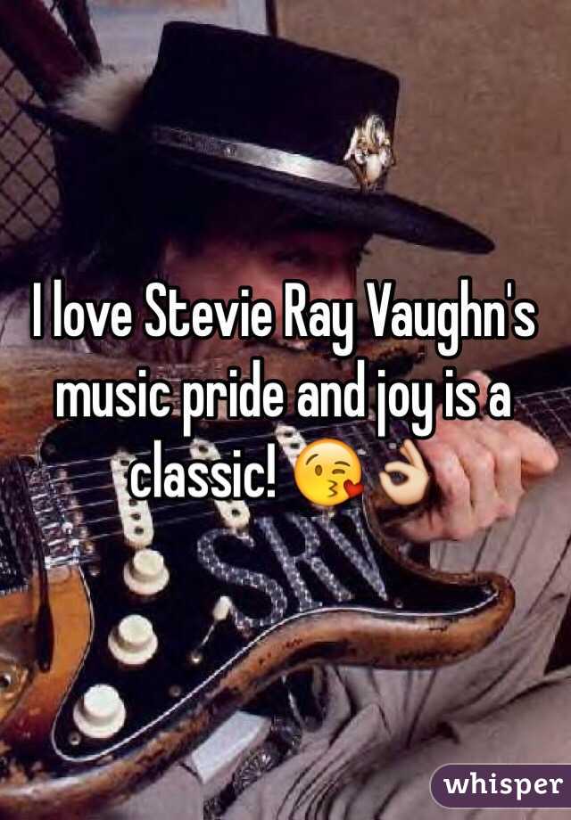 I love Stevie Ray Vaughn's music pride and joy is a classic! 😘👌 