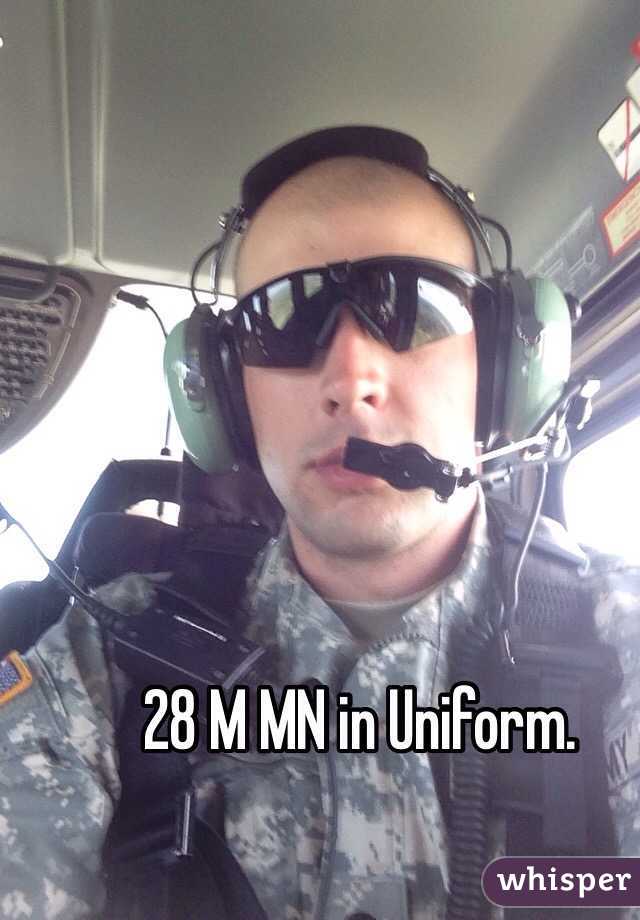 28 M MN in Uniform. 