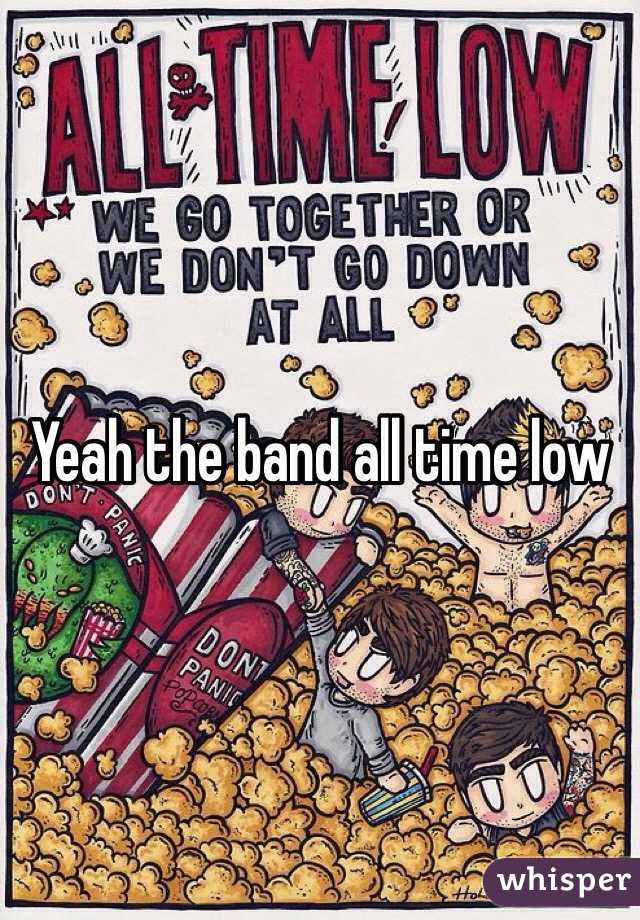 Yeah the band all time low 