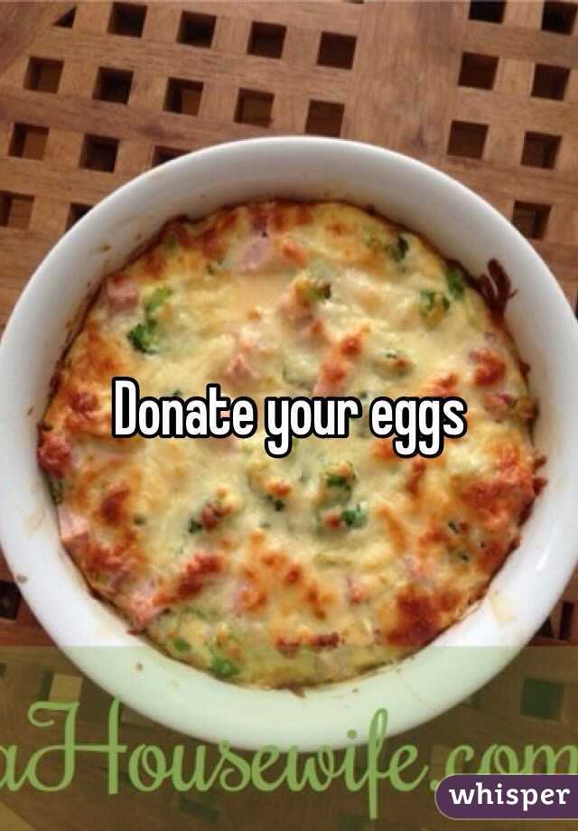 Donate your eggs