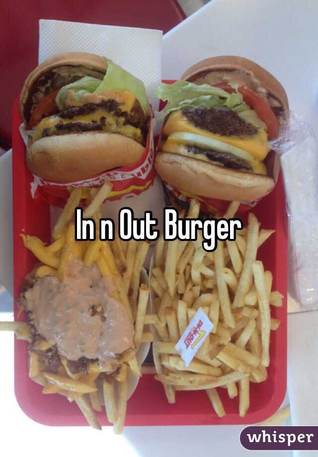 In n Out Burger