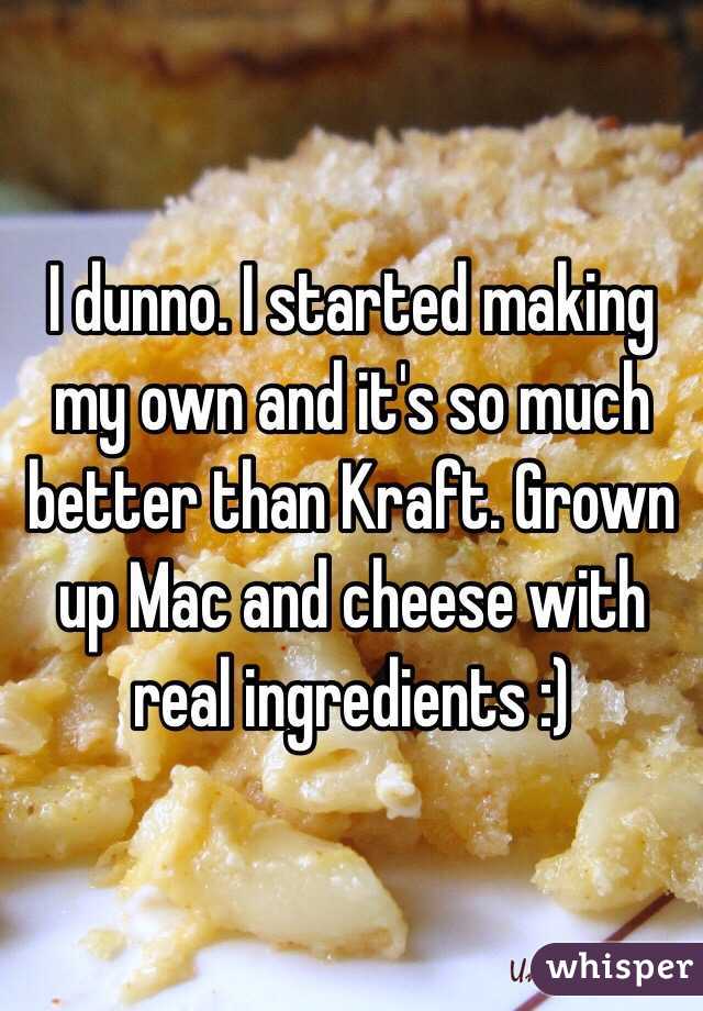 I dunno. I started making my own and it's so much better than Kraft. Grown up Mac and cheese with real ingredients :)