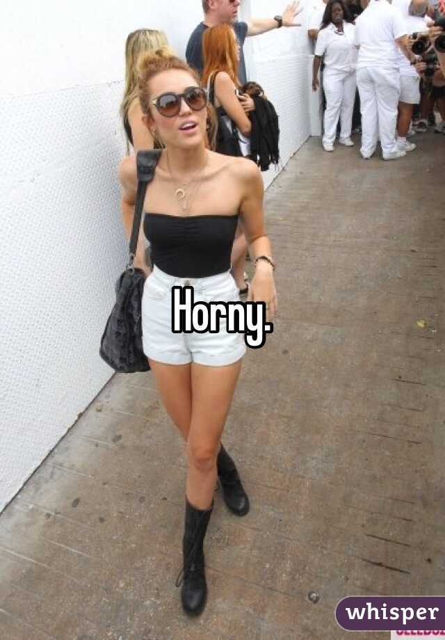 Horny.