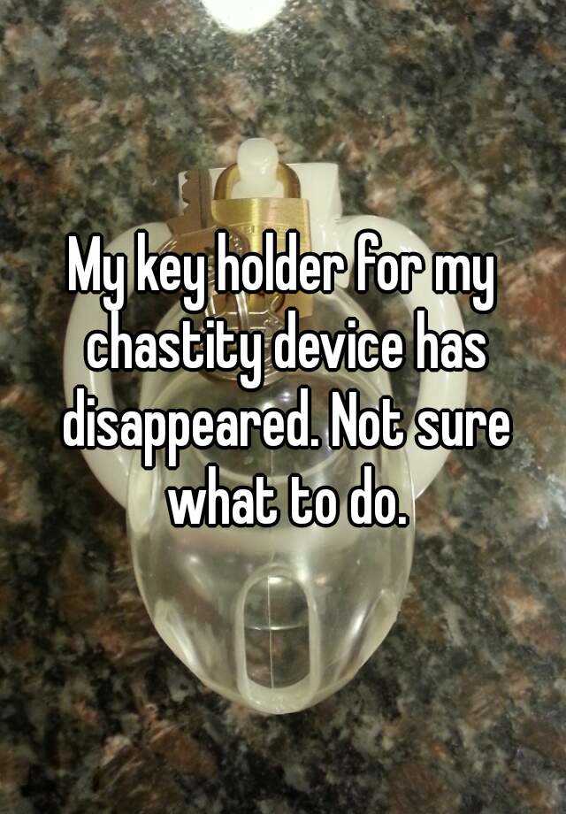 chastity keyholder caption