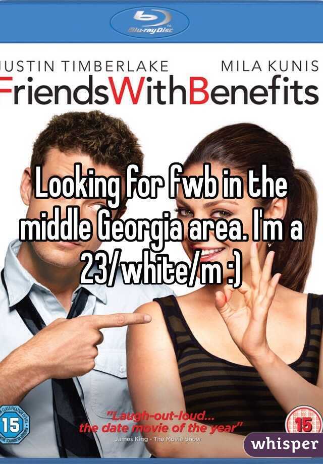 Looking for fwb in the middle Georgia area. I'm a 23/white/m :) 
