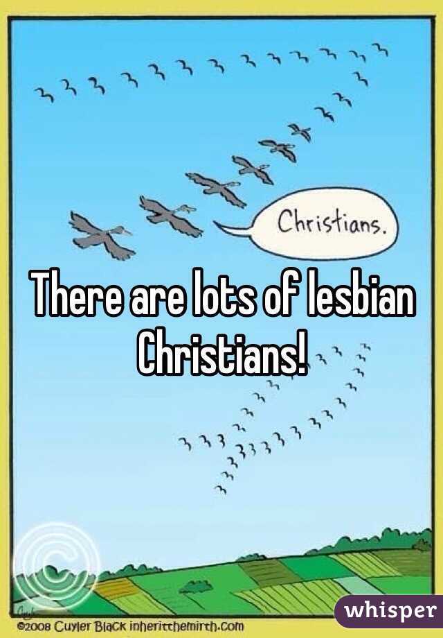 There are lots of lesbian Christians!