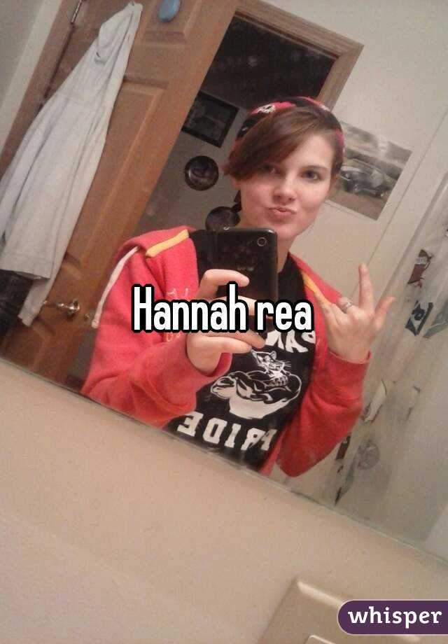 Hannah rea