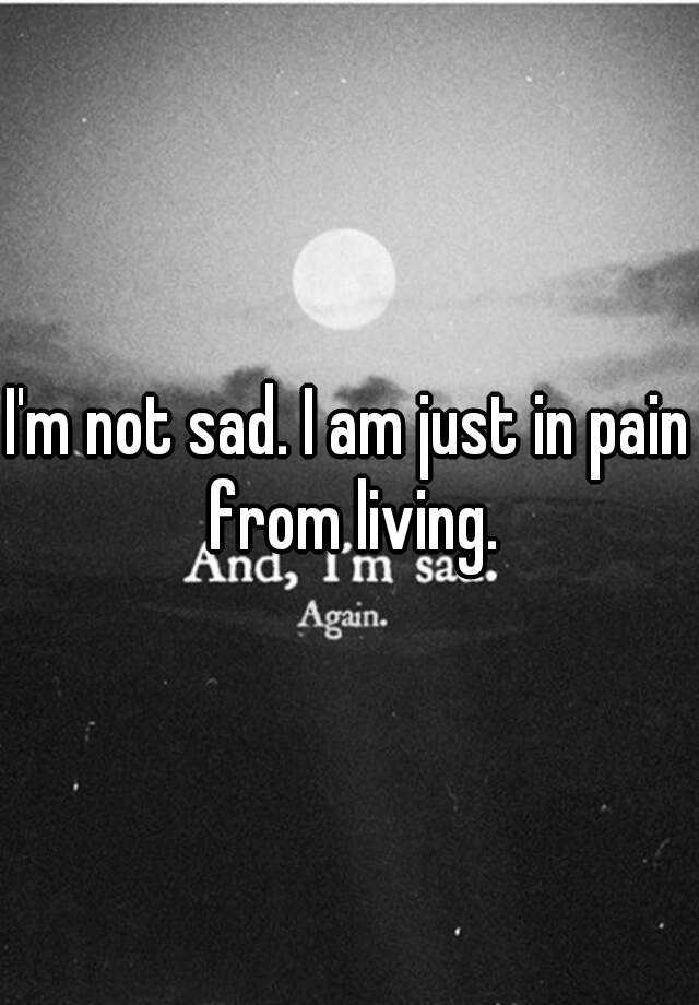 i-m-not-sad-i-am-just-in-pain-from-living