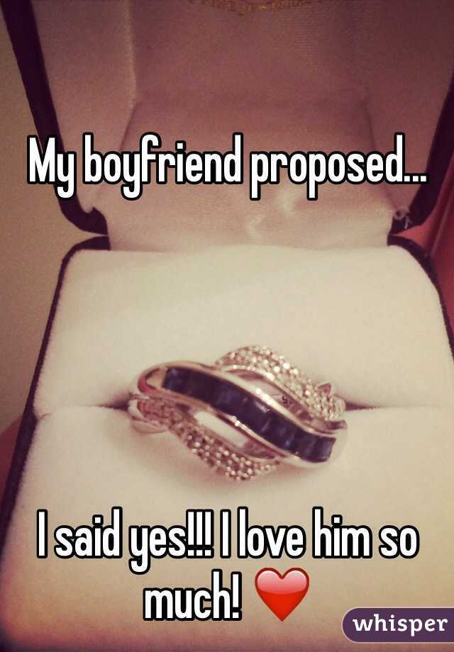 My boyfriend proposed...





I said yes!!! I love him so much! ❤️