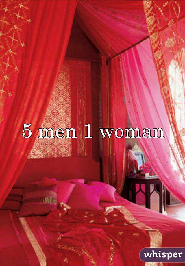 5 men 1 woman