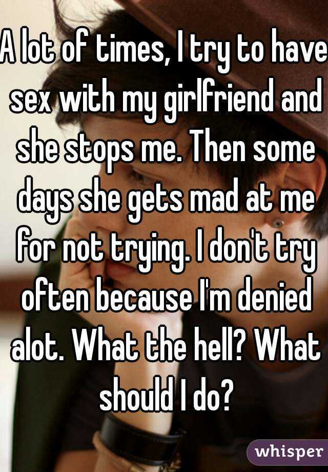 my sex mad girlfriend