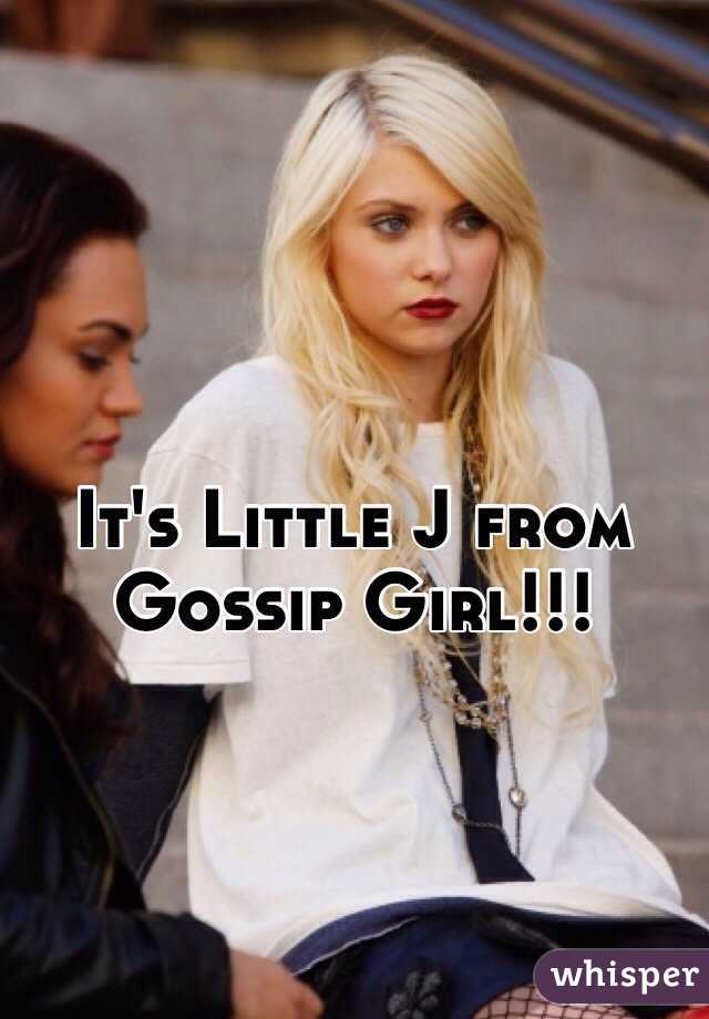 It's Little J from Gossip Girl!!!