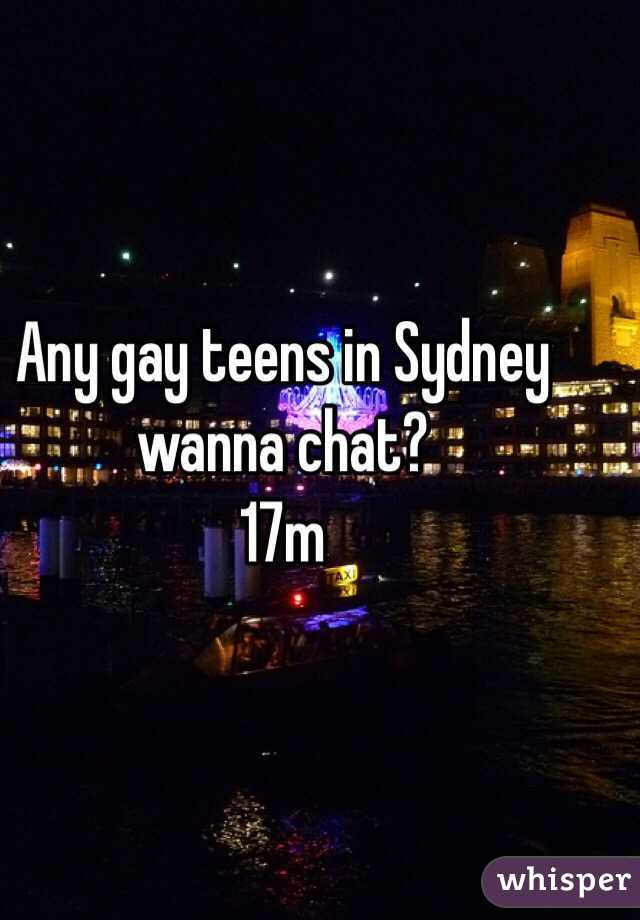 Any gay teens in Sydney wanna chat?
17m