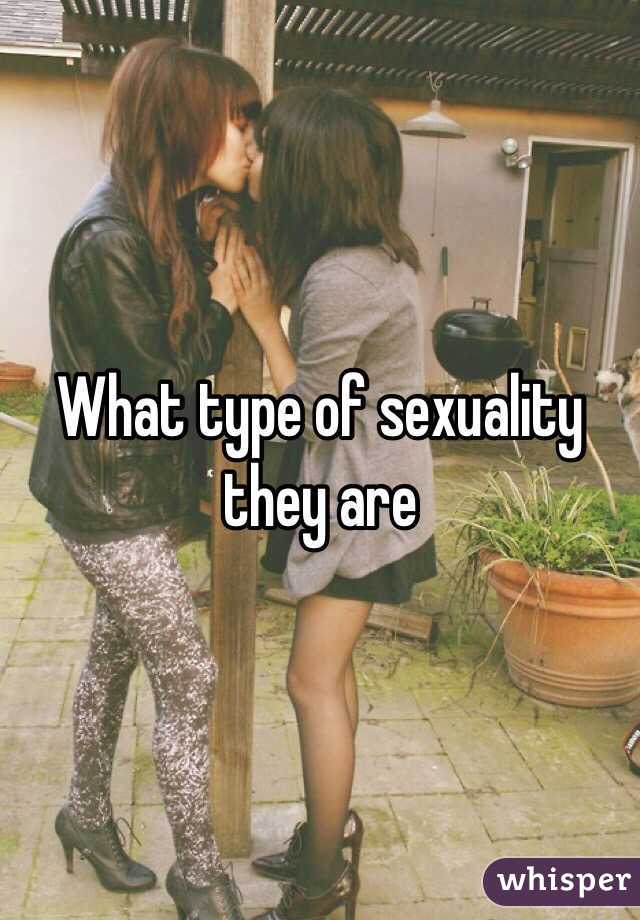 What type of sexuality they are 