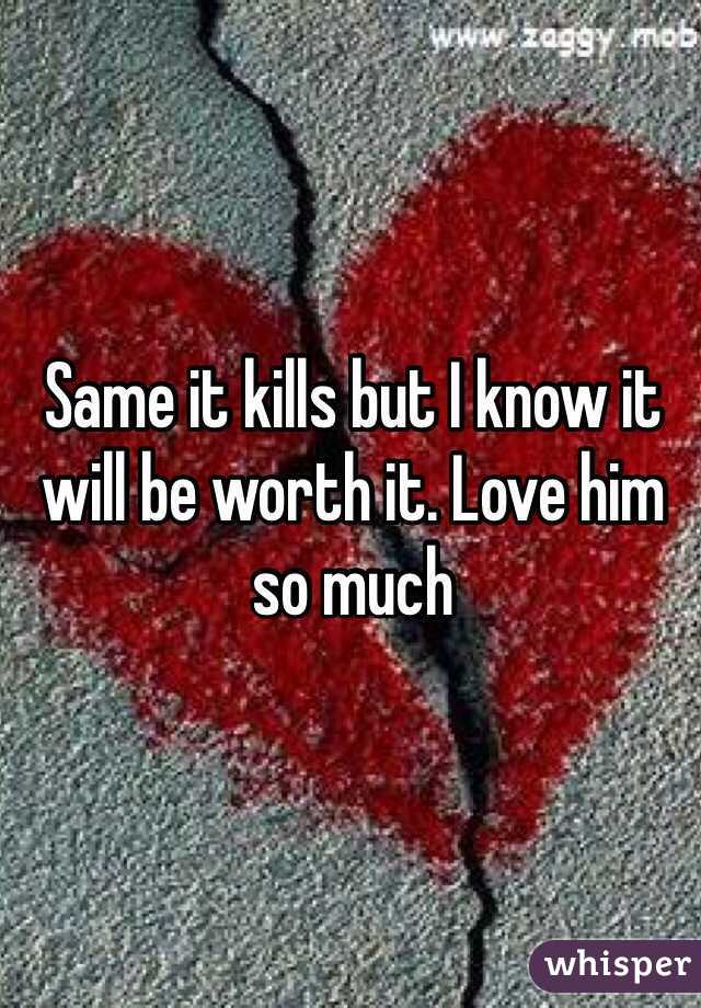 Same it kills but I know it will be worth it. Love him so much 