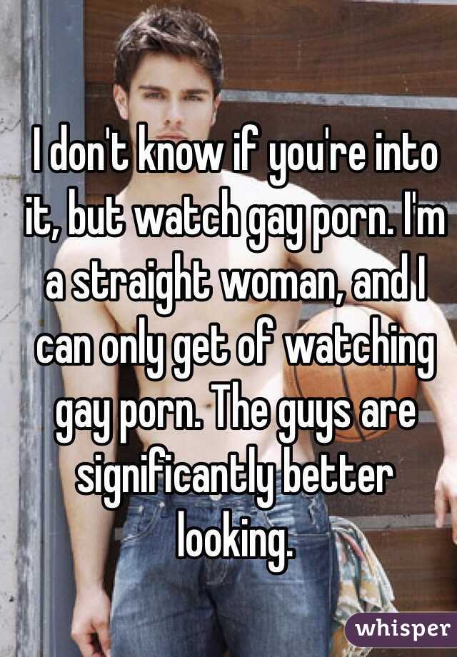 I don't know if you're into it, but watch gay porn. I'm a straight woman, and I can only get of watching gay porn. The guys are significantly better looking. 