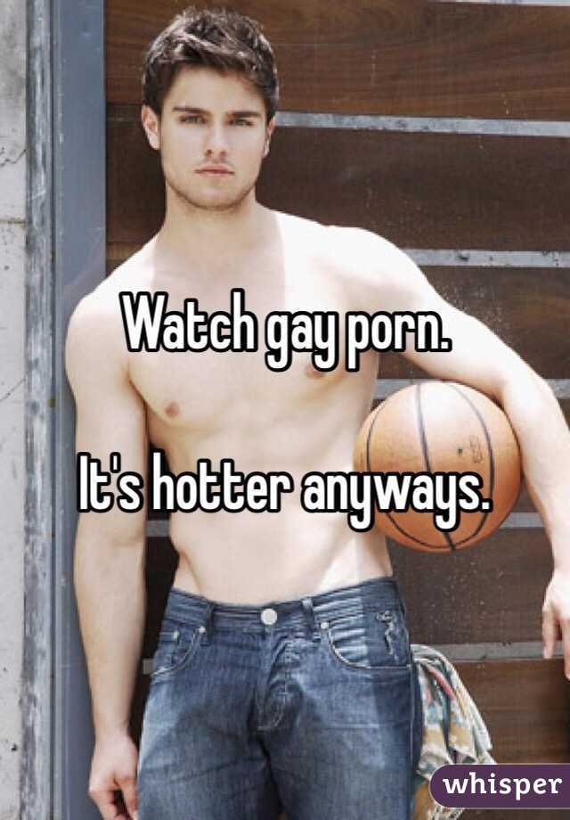 Watch gay porn. 

It's hotter anyways. 