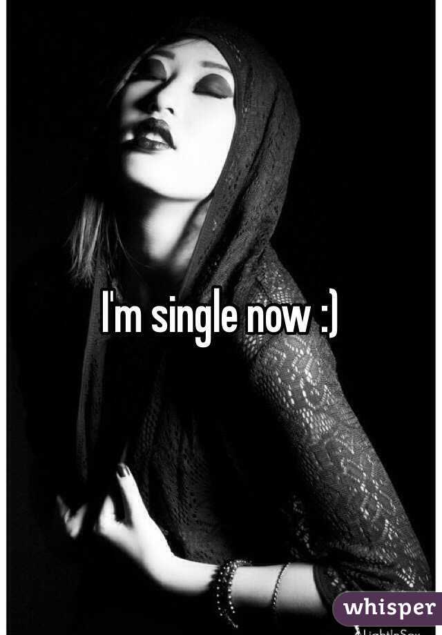 I'm single now :)