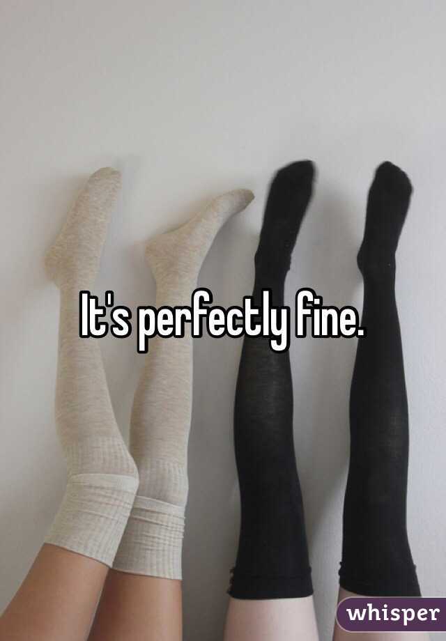 It's perfectly fine. 