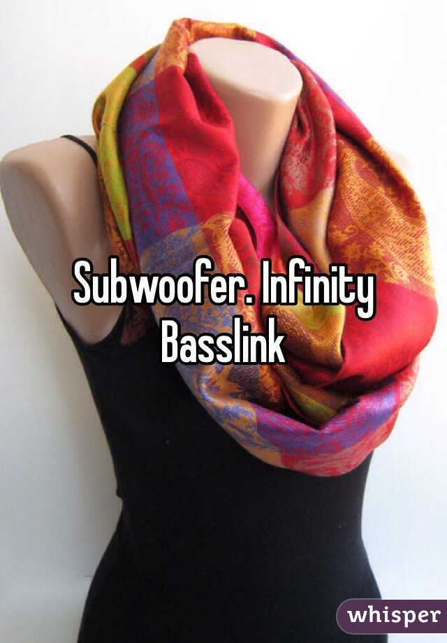 Subwoofer. Infinity Basslink