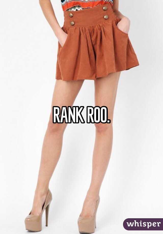 RANK ROO. 