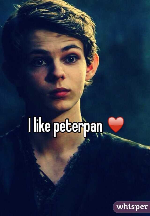 I like peterpan ♥️