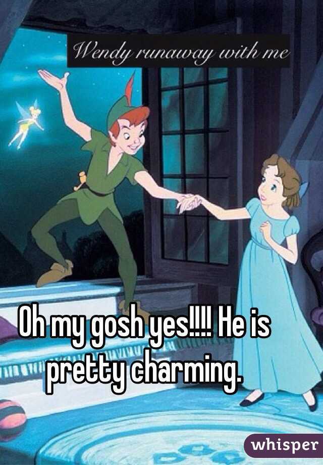 Oh my gosh yes!!!! He is pretty charming. 