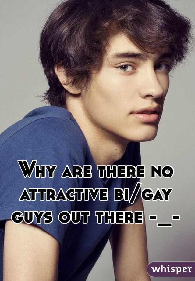 Why are there no attractive bi/gay guys out there -_-