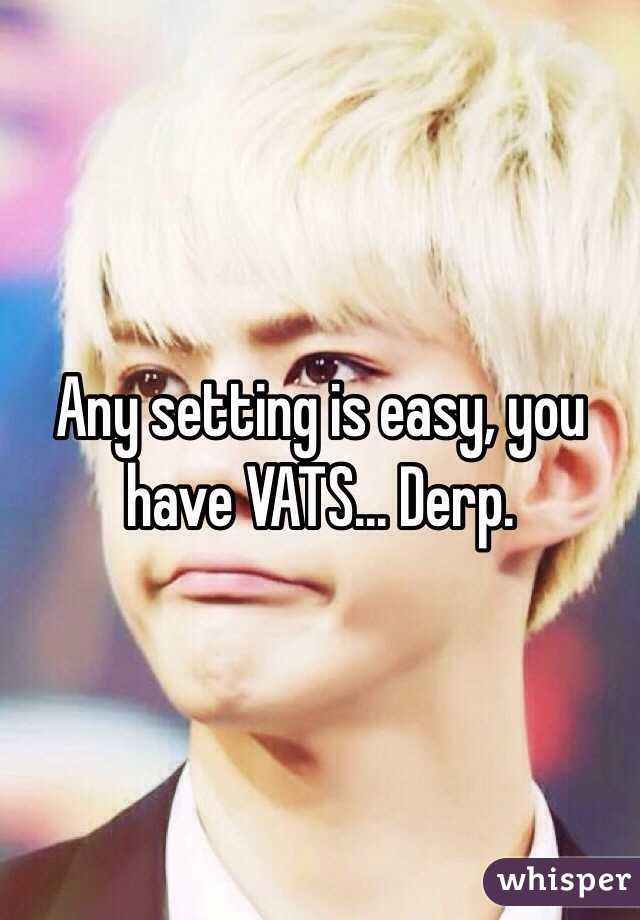 Any setting is easy, you have VATS... Derp.